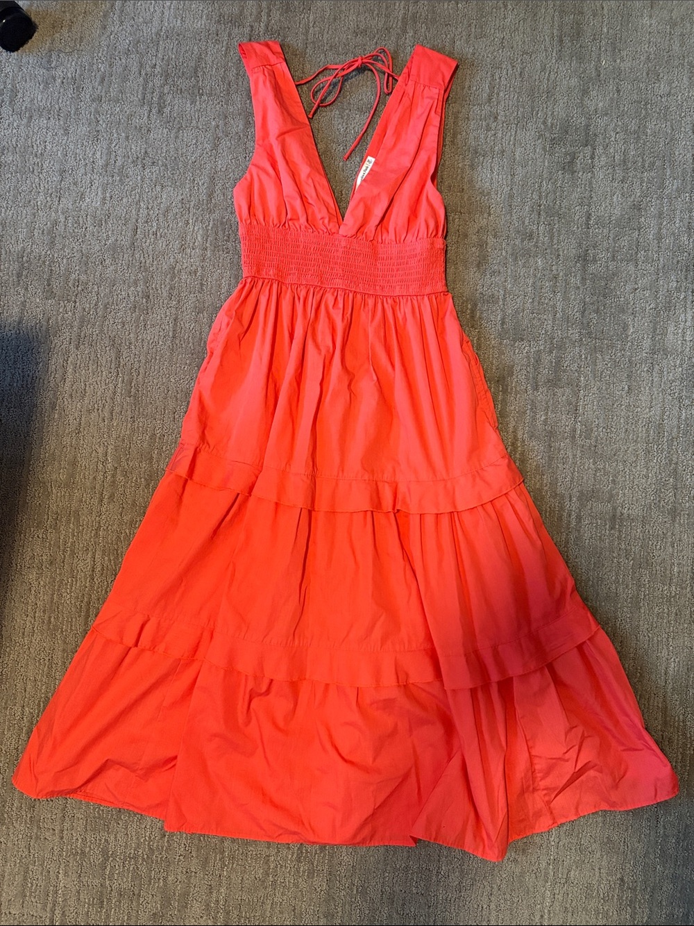 Abercrombie & Fitch Coral Red Dress